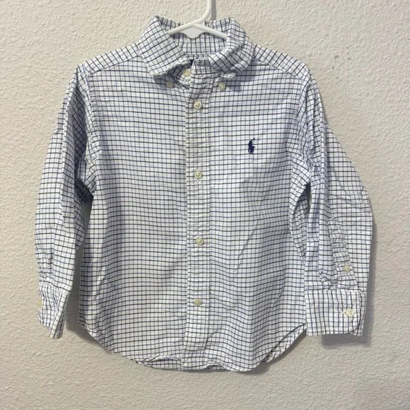 Ralph Lauren Tattersall Cotton Poplin Shirt-2T - Picture 3 of 9